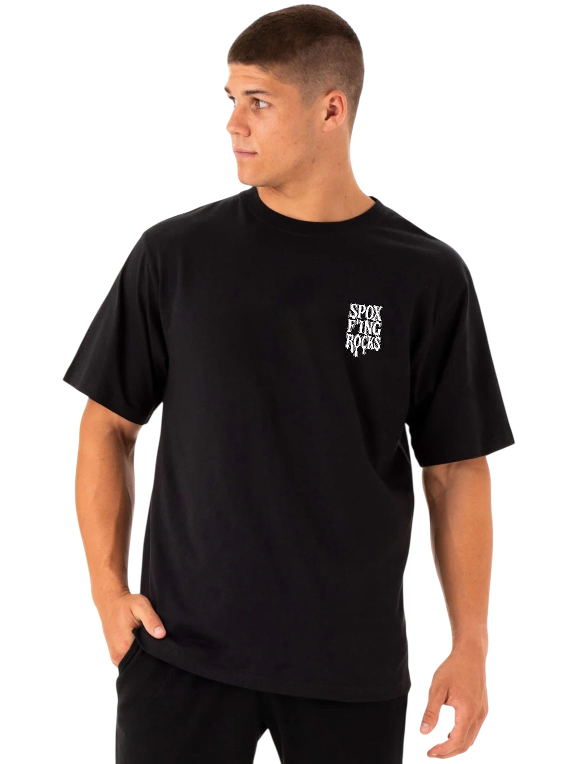 SPOX Oversized Slogan Tee