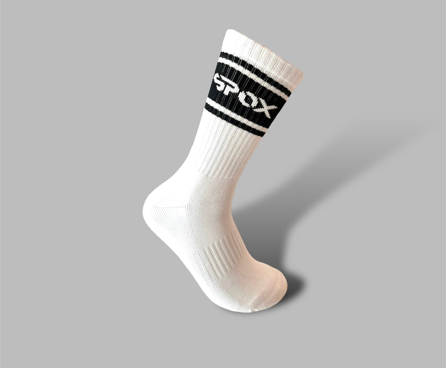 Spox Retro White Crew Sock (6 Colours)