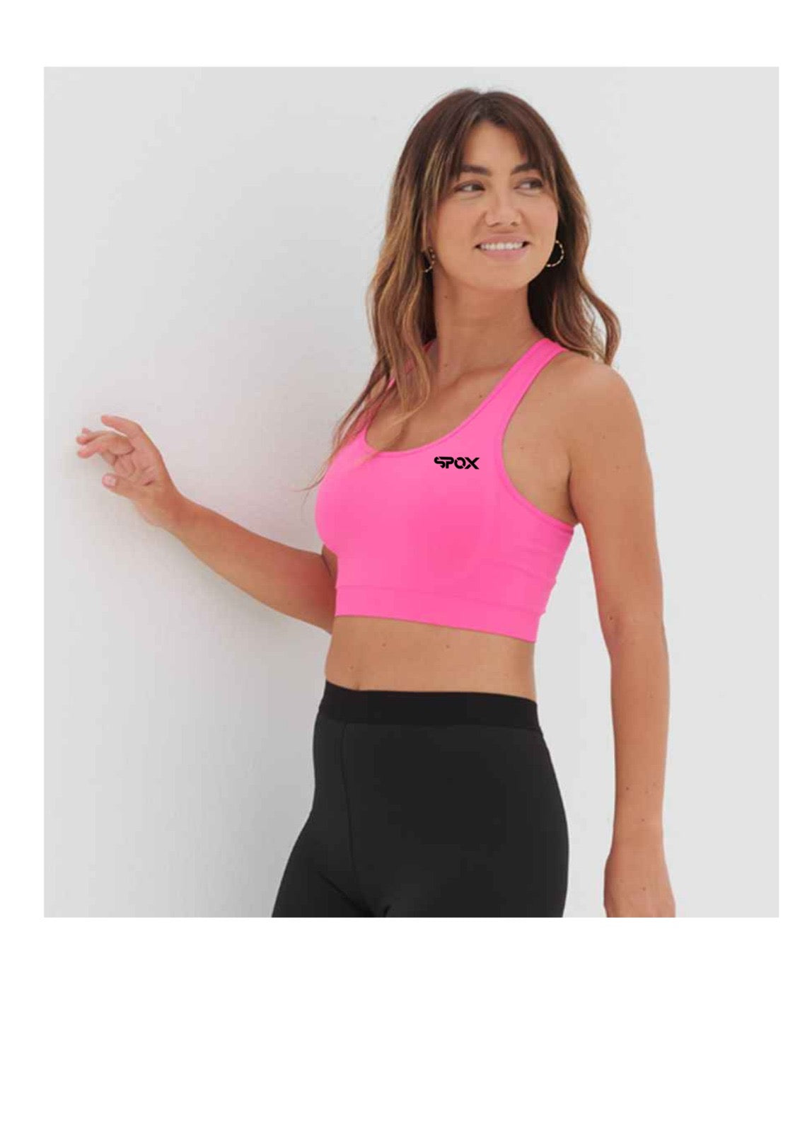 SPOX Seamless Racerback Crop Top
