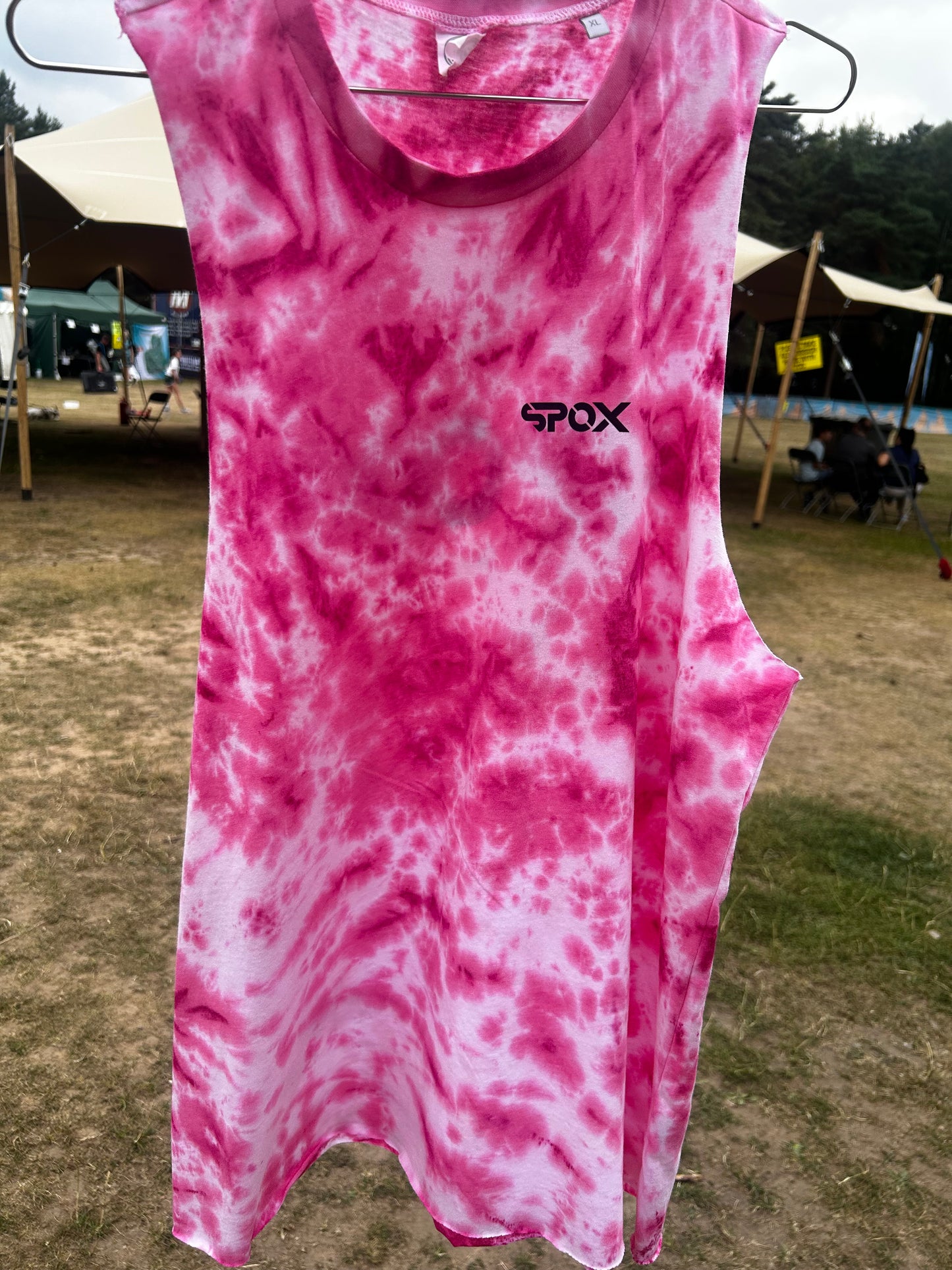 SPOX Tie-Dye Pink Vest