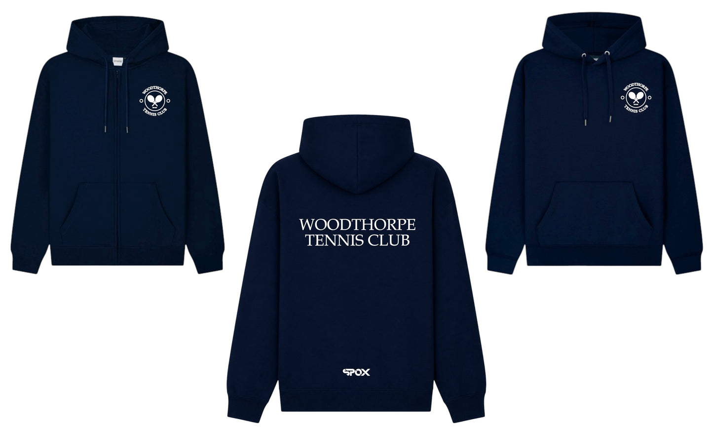 Woodthorpe Tennis Club Hoodie (with or without zip)