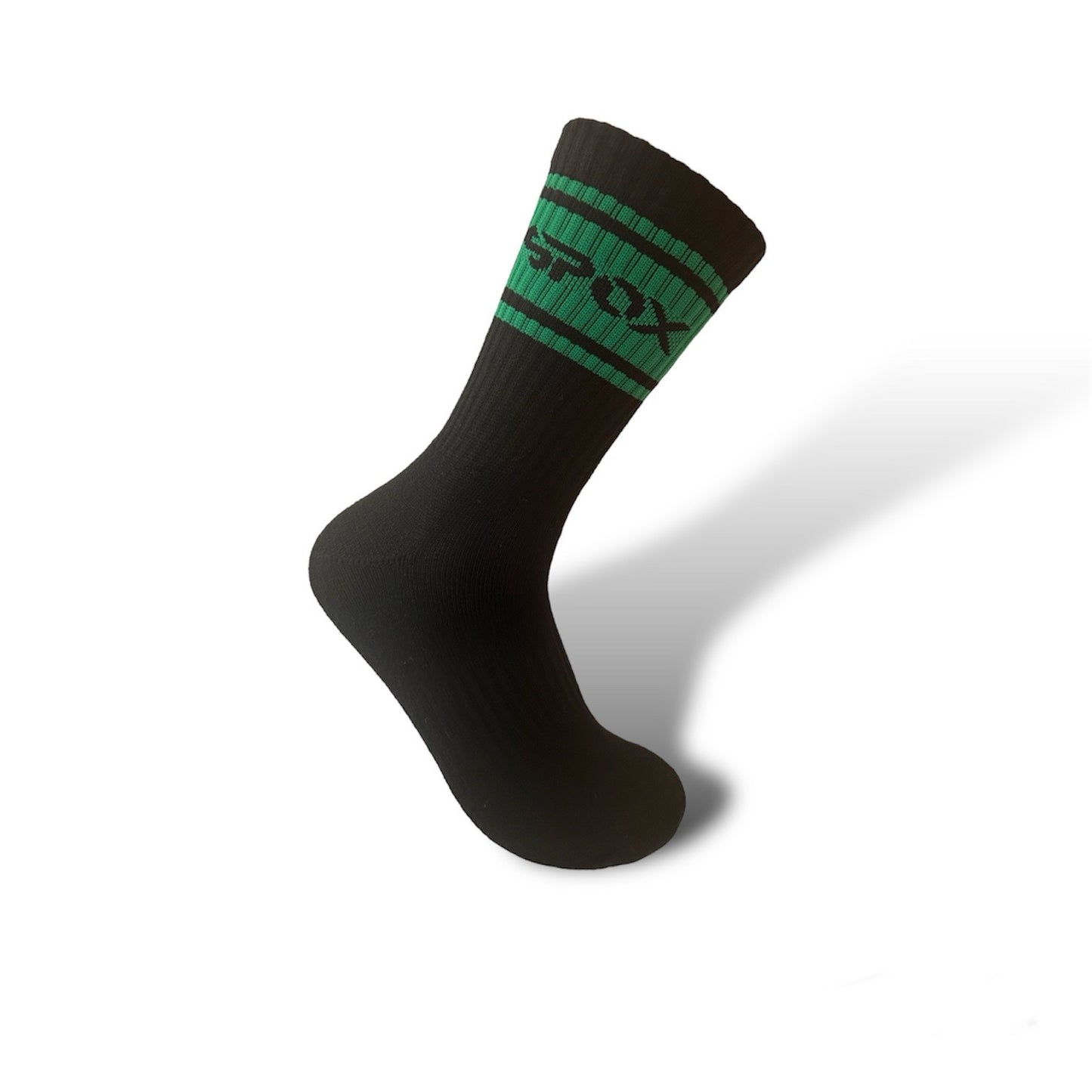 My Spox Retro Black Crew Socks (5 Colours)