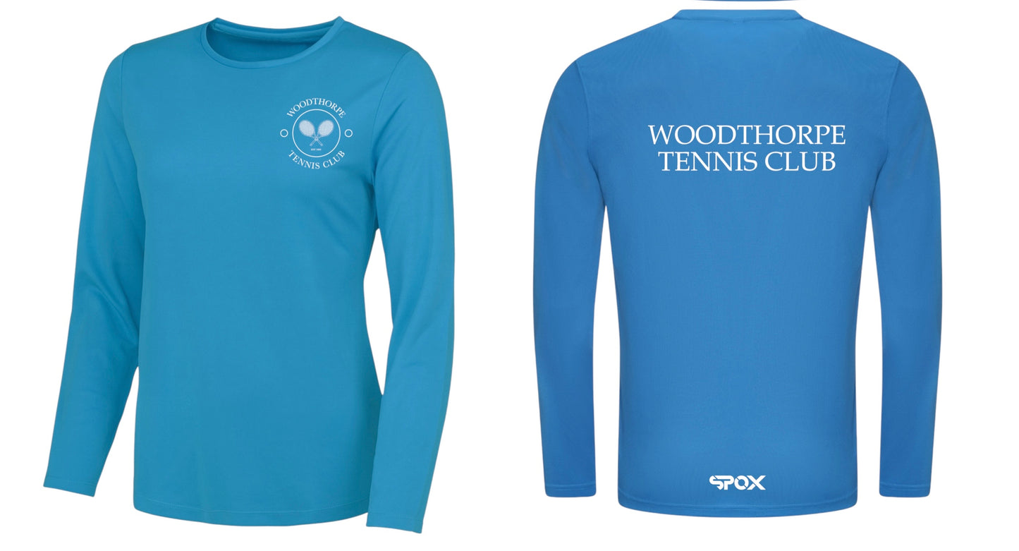 Woodthorpe Tennis Club Long Sleeve Sports Tees (Men’s & Women’s)