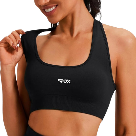 SPOX Seamless Racerback Sports Bra (8 colours)