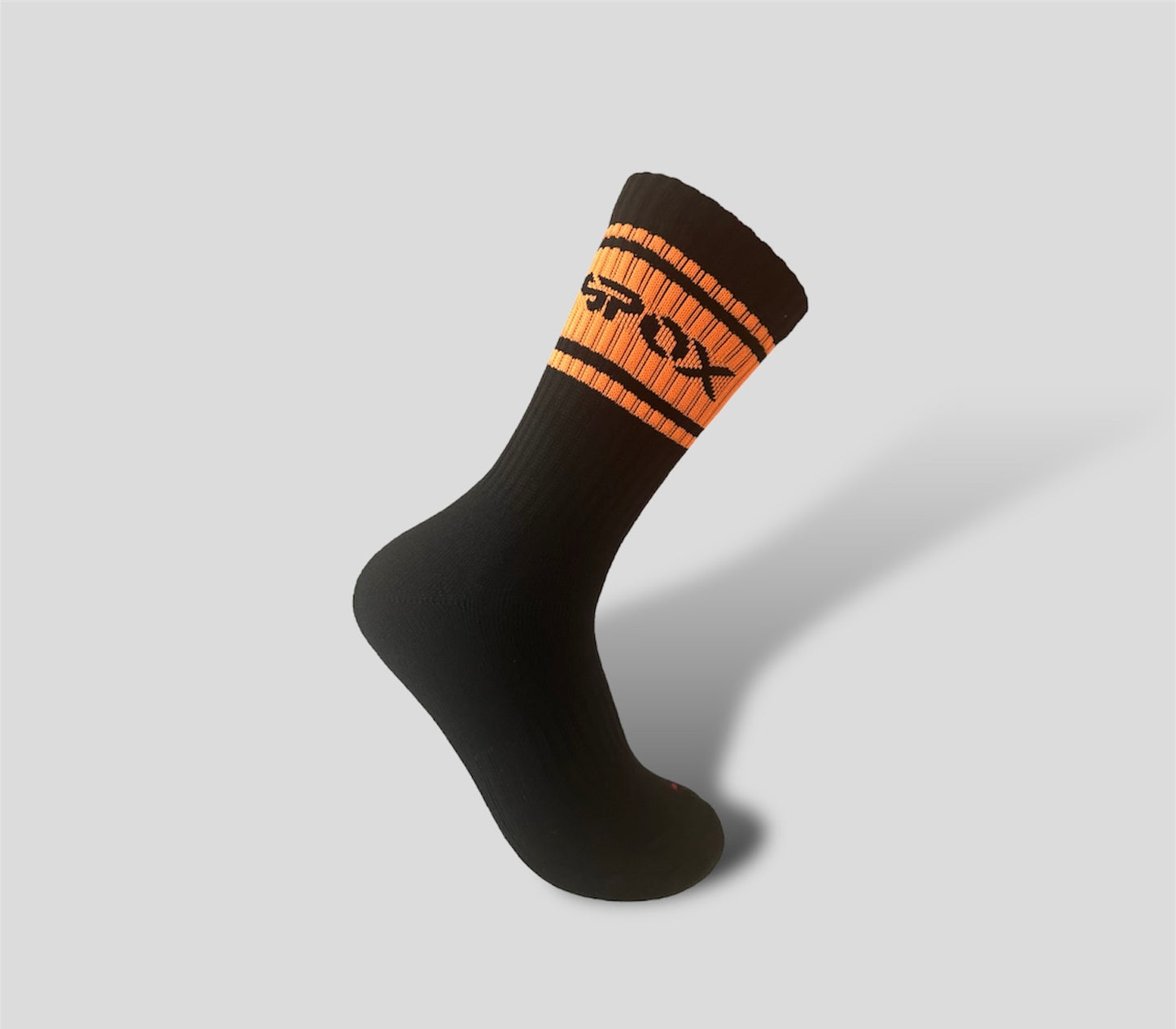 My Spox Retro Black Crew Socks (5 Colours)