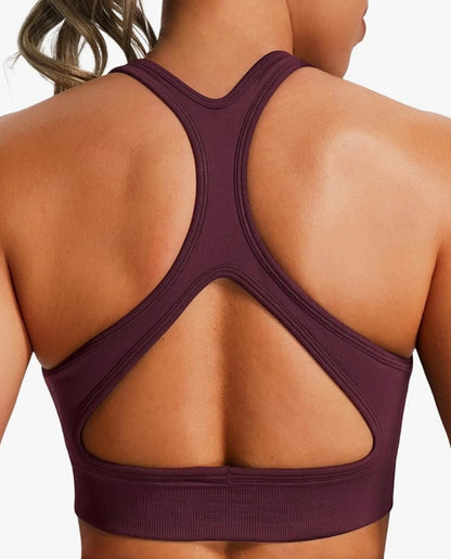 SPOX Seamless Racerback Sports Bra (8 colours)