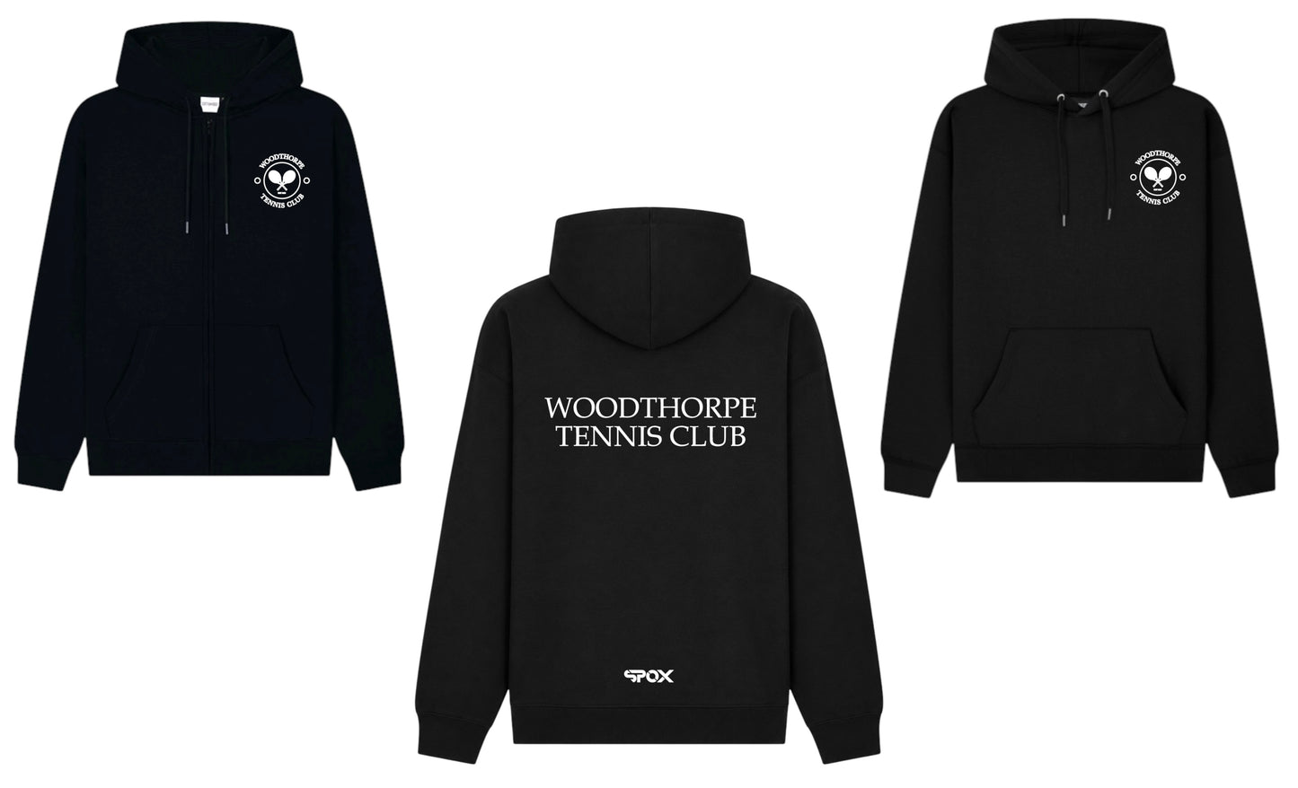 Woodthorpe Tennis Club Hoodie (with or without zip)