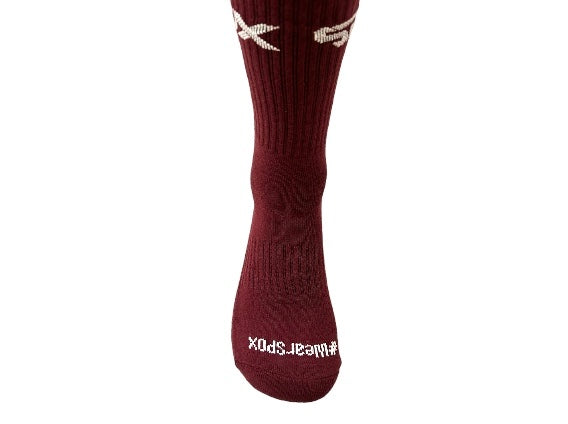 Burgundy nike outlet socks