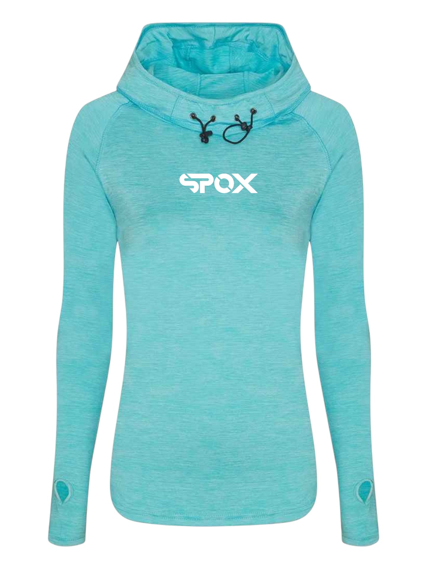 SPOX Women’s Performance Cowl-Neck Running Top