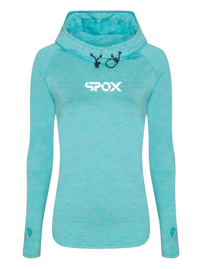 SPOX Women’s Performance Cowl-Neck Running Top