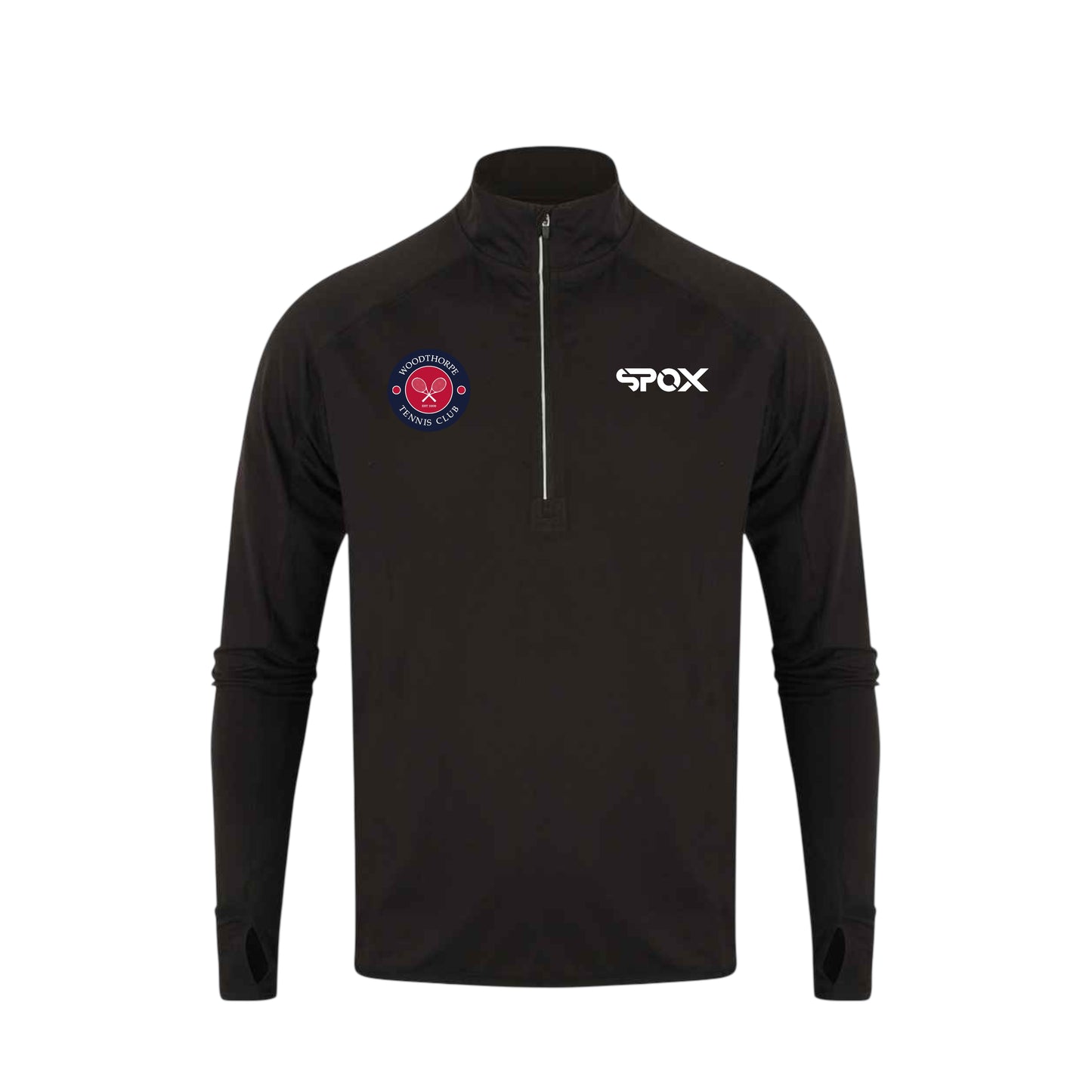 Men’s Woodthorpe Quarter Zip (Black)