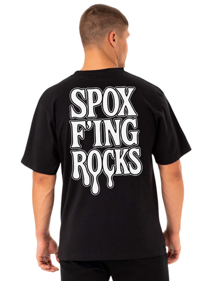 SPOX Oversized Slogan Tee