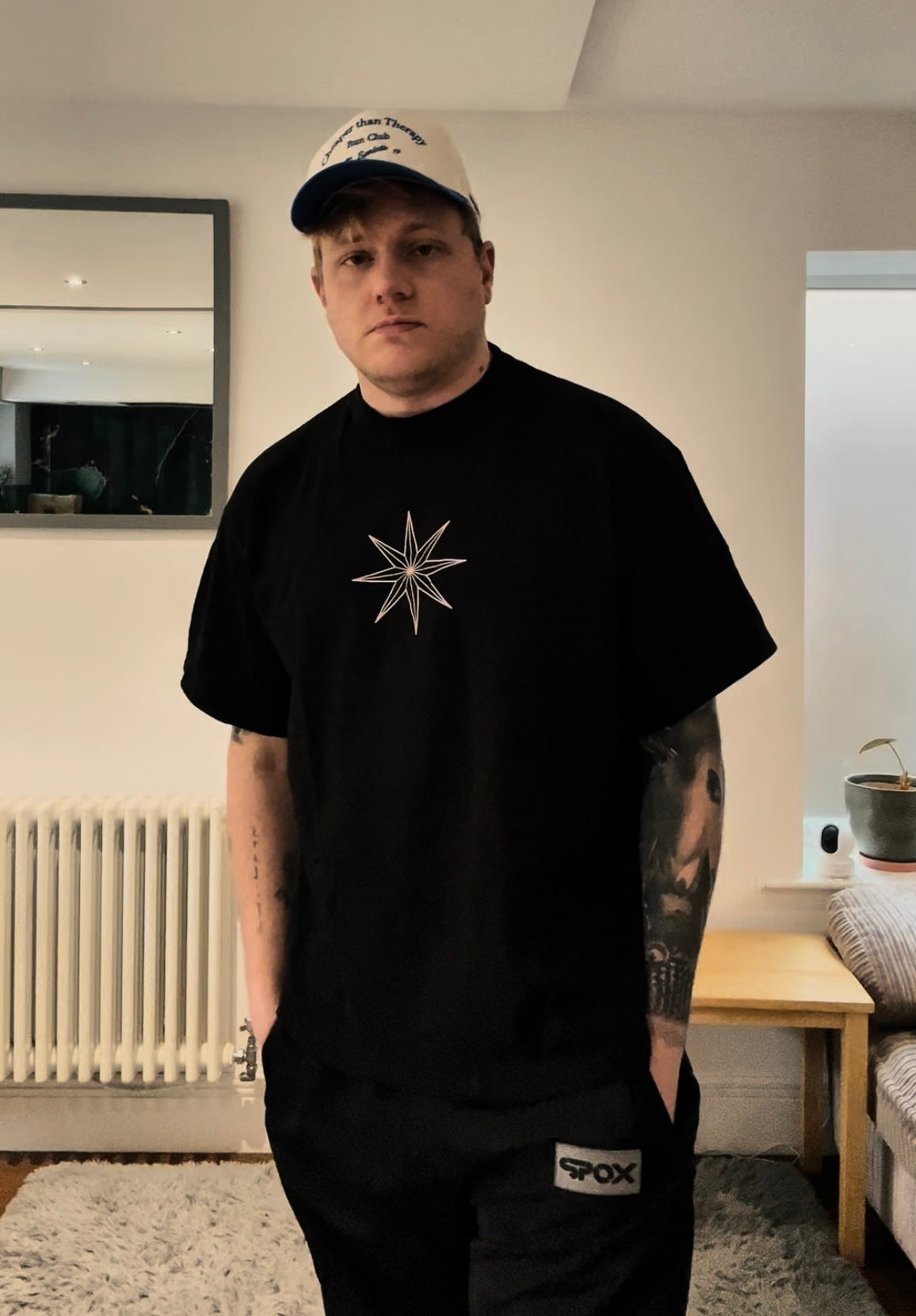 SPOX Reflective Star Oversized T-Shirt
