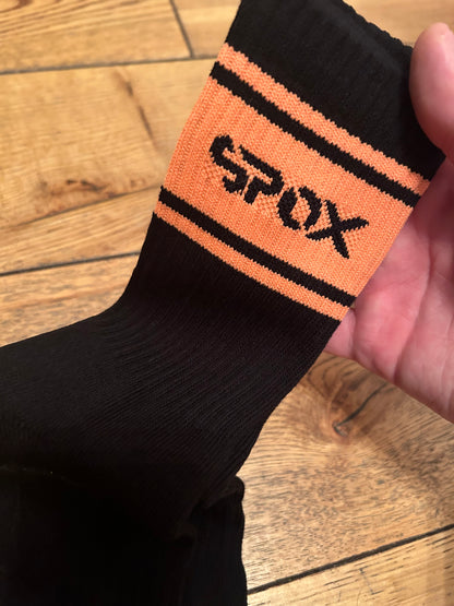 My Spox Retro Black Crew Socks (5 Colours)