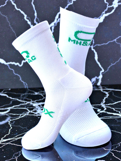 Mansfield Harriers Arctic White Race Sock