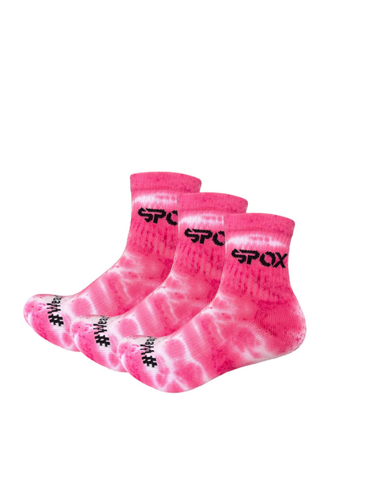 Tie Dye Quarter Sock