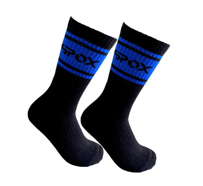 My Spox Retro Black Crew Socks (5 Colours)